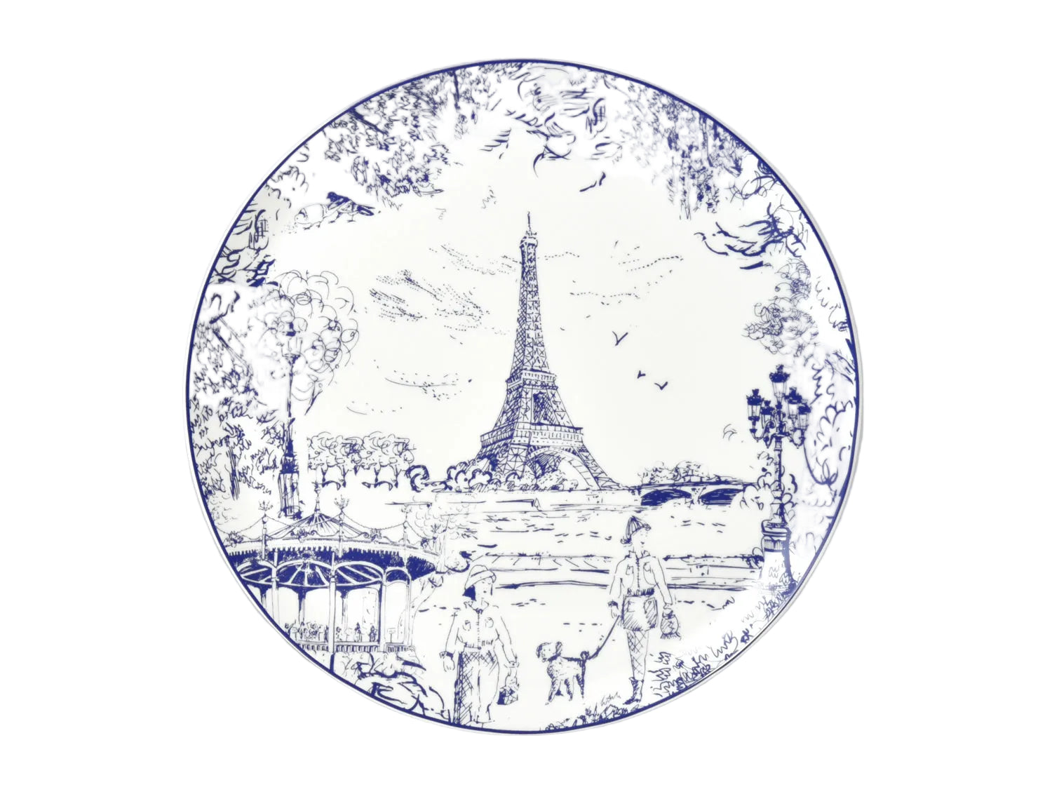 Tout Paris x La Tour Eiffel - Round Tart Platter – Il'argento