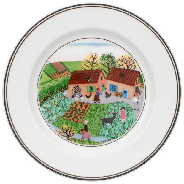 Design Naif - Appetizer/Dessert Plate Family Farm (Set of 6) – Il