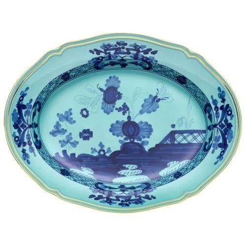 'Oriente Italiano' oval course plate Trays