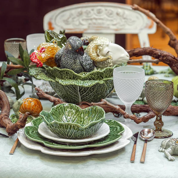 Bordallo Pinheiro Cabbage Pattern Home Page From Vista Alegre In New York, NY