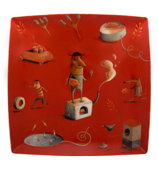2L - João Vaz Carvalho - Square Wall Plate
