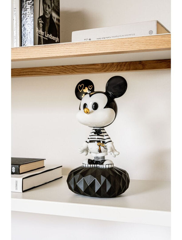 Mickey Mouse - Black & White Sculpture