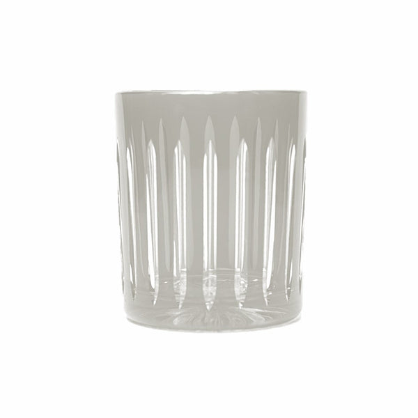Whiskey Glass Stripes Light Grey (Set of 6)
