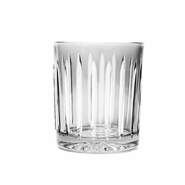 Whiskey Glass Stripes Light Grey (Set of 6)