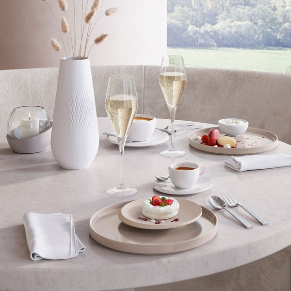 New Moon - White Espresso Saucer (Set of 4)