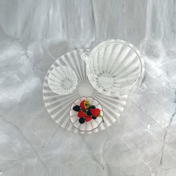 Dolcevita - Round Tray Clear