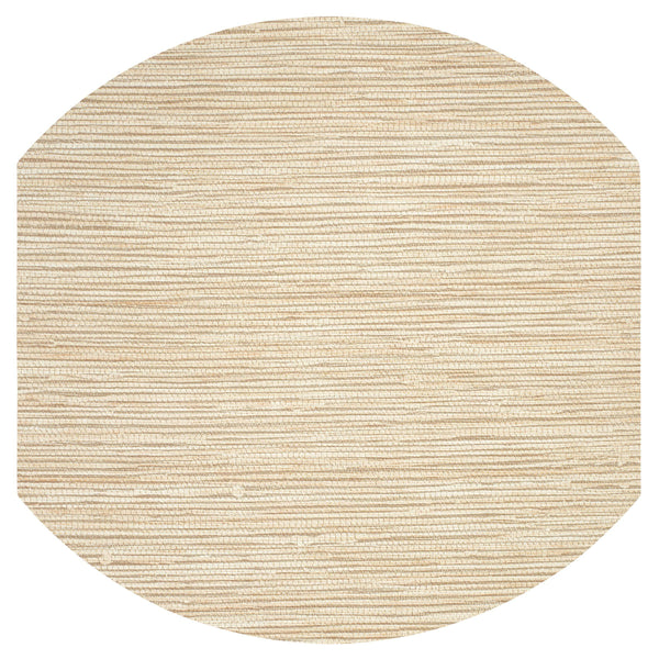 Grasscloth - Latte Elliptical Placemats (Set of 4)
