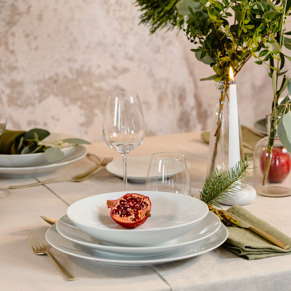 Loft White - Round Charger Plate (Set of 4)