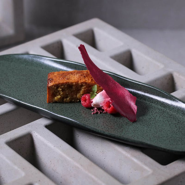 Greenery - Shallow Organic Oval Platter Mini (Set of 4)