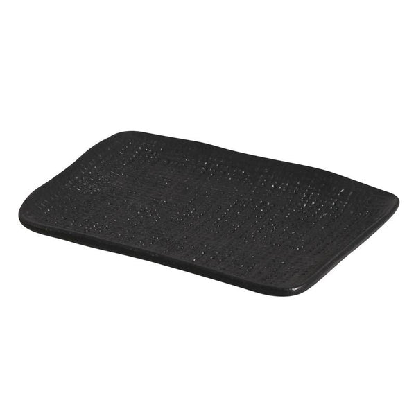 Matte Black - Rectangular Platter Juta (Set of 6)