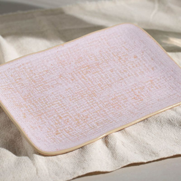 Litchi - Rectangular Platter Medium Juta (Set of 4)