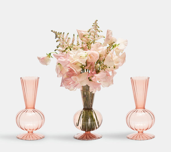 Tess Bud - Blush Vase (Set of 3)