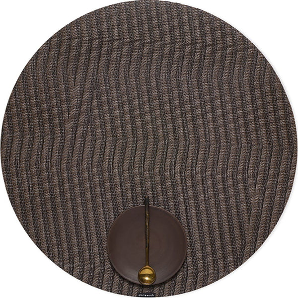 Dune - Round Placemats Raisin (Set of 4)