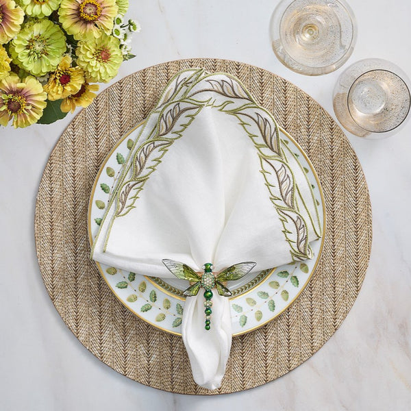 Winding - Green Vines Napkins (Set of 8)