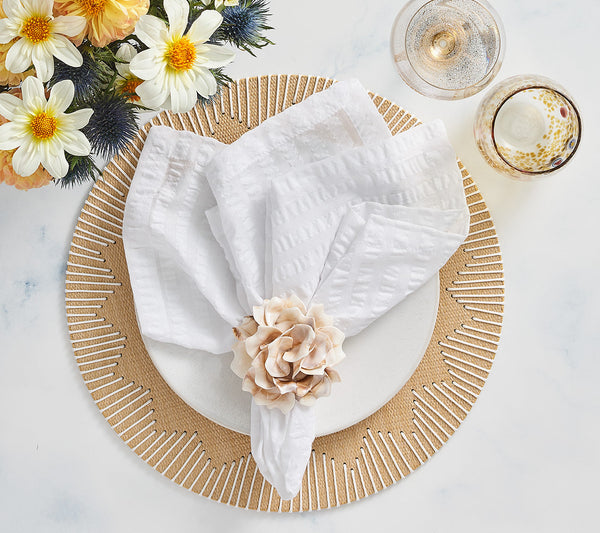 Dream Weaver - Natural & White Placemat (Set of 4)