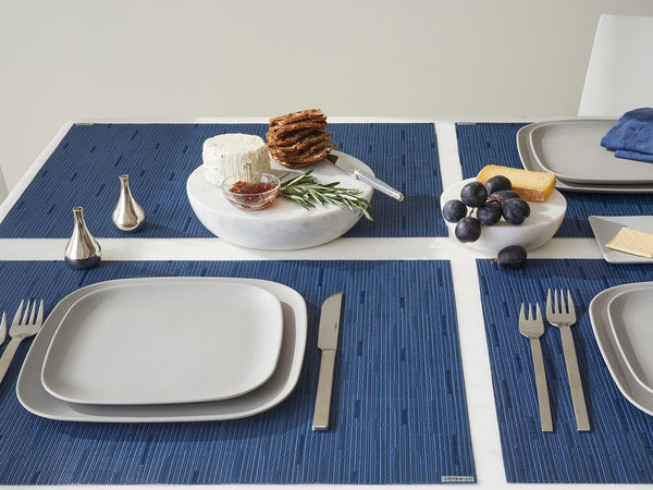 Bamboo - Rectangle Placemats Lapis Blue (Set of 4)