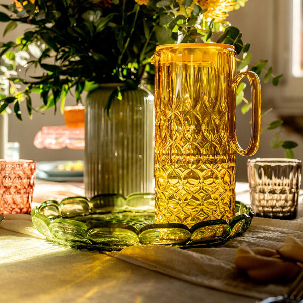 Vanity - Pitcher with Lid Saffron Yellow