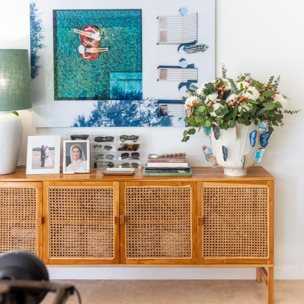 Butterfly - Large Cloudy Vase