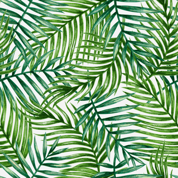 Tropical - Green Round Insert (Set of 8)