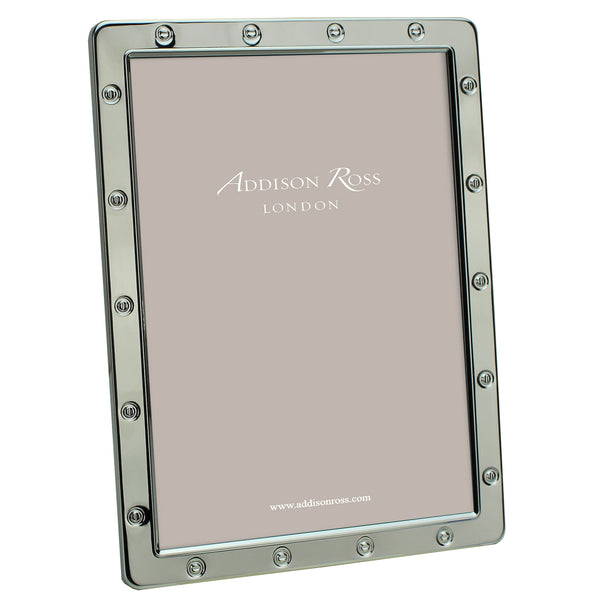 Locket - Silver Picture Frame Plate Large