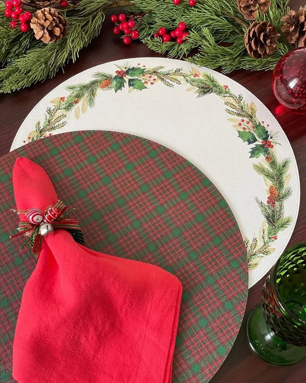 Jingle Bells - Forest Beads Napkin Rings (Set of 12)