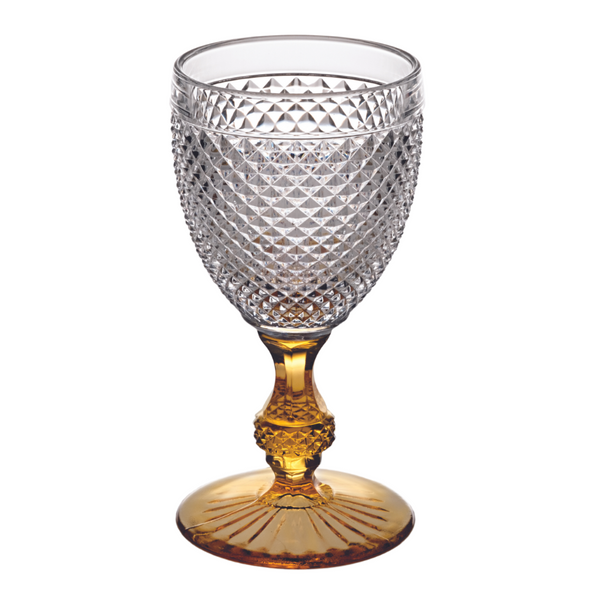 Bicos Bicolor - Goblet With Amber Stem
