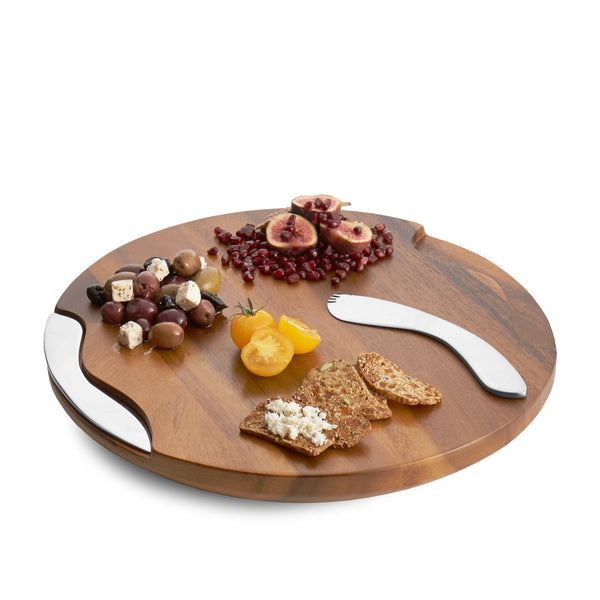 Cheese Block w/ Knife and Spreader
