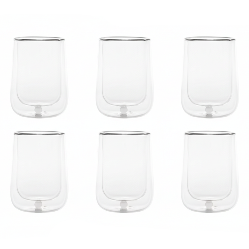 6 vasos doble pared 3x2