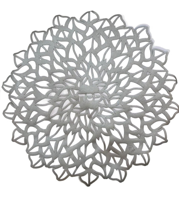 Petalos - Matzah Cover Passover Silver