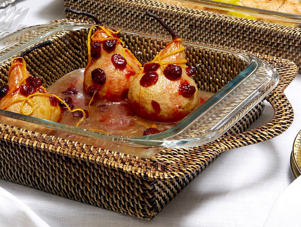 Square Baker Basket with Anchor