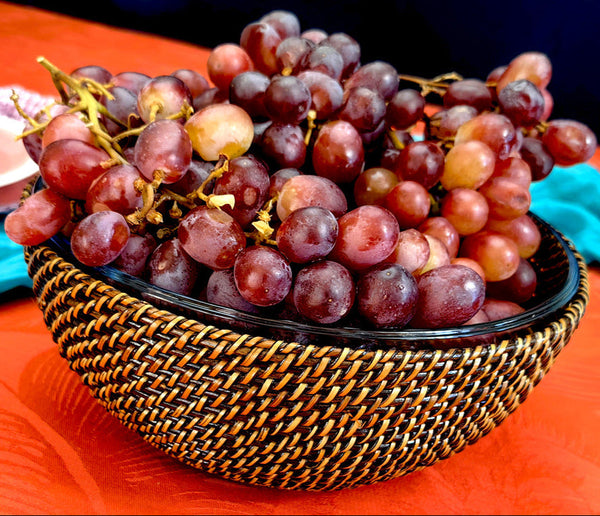 Round Serving Bowl Glass