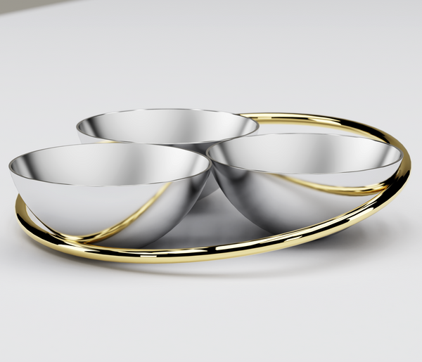 Ring - Conjoined Bowls (Set of 3)