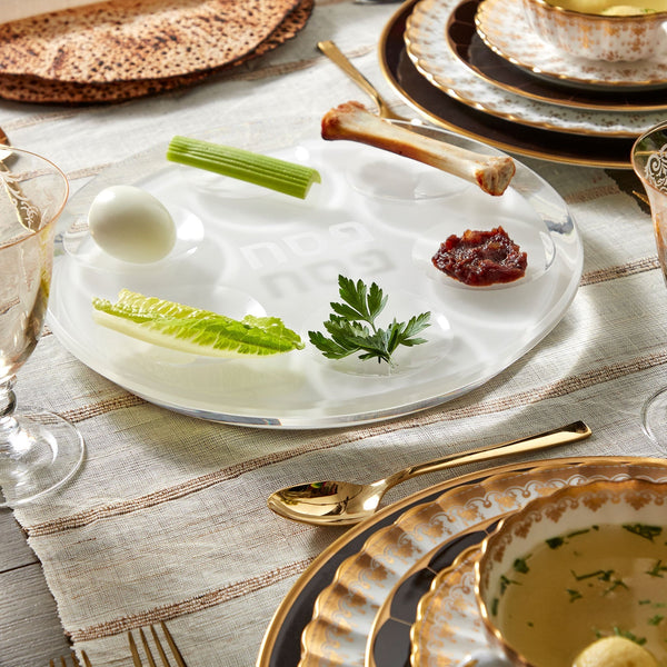 Passover Plate - White