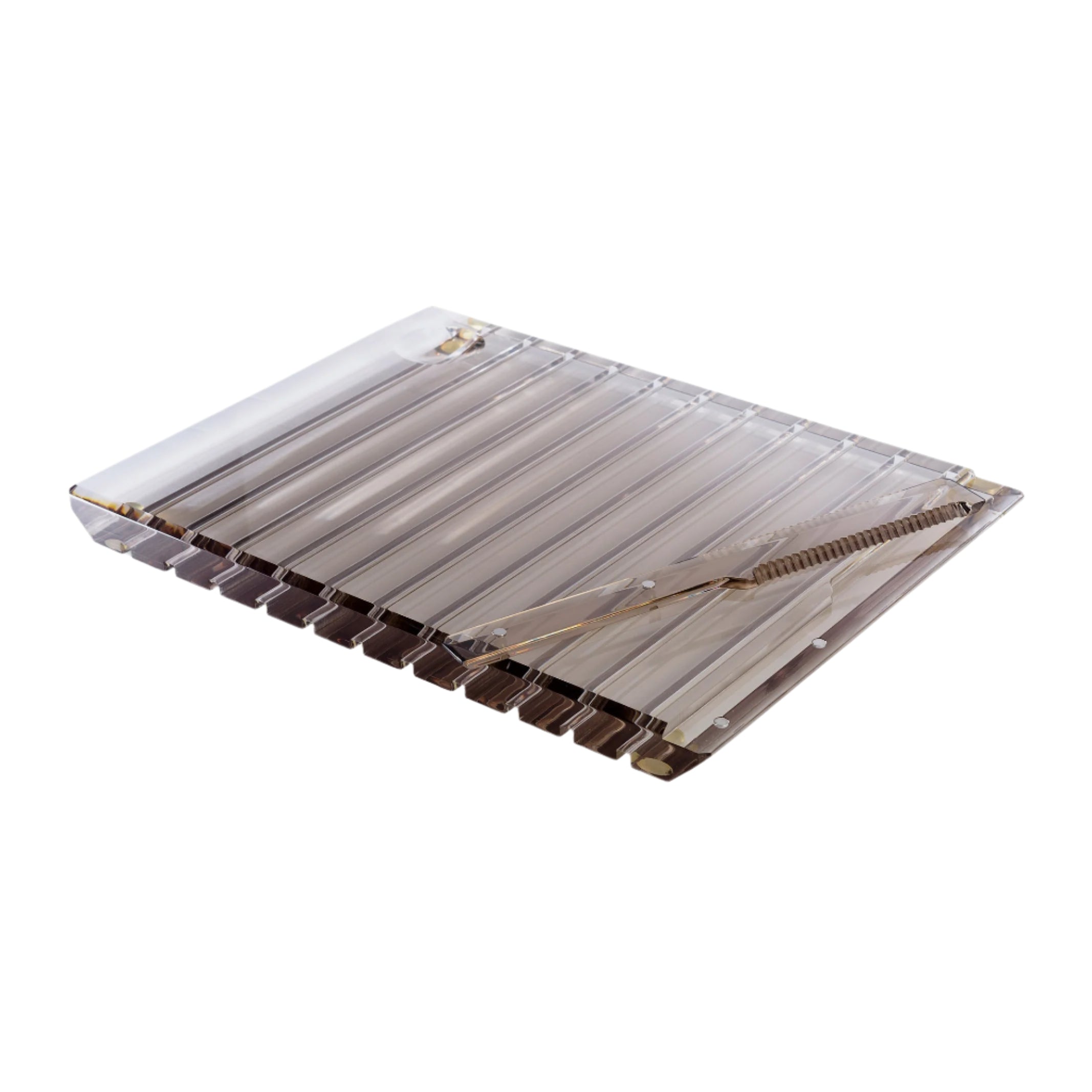 Striped - Challah Board - Smoke