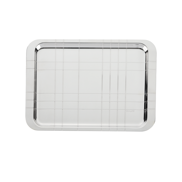 Graphik - Silver Plated - Rectangular Large Tray