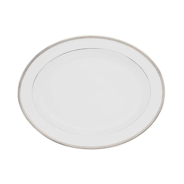 Malmaison Platinum - Porcelain Oval Platter
