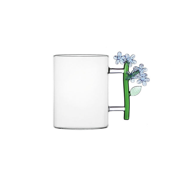 Botanica - Mug with Light Blue Flower
