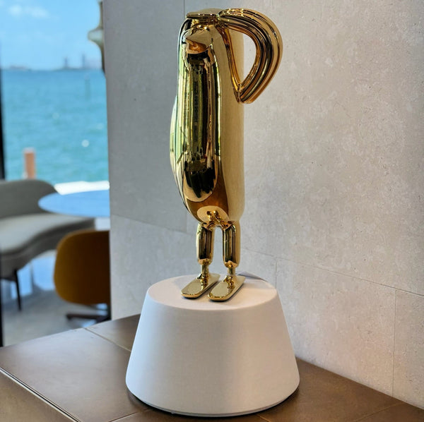 Hopebird - Glossy Gold with Satin White Base