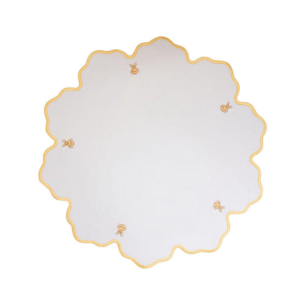 Bumble Bee - Impermeable Yellow Placemats (Set of 4)