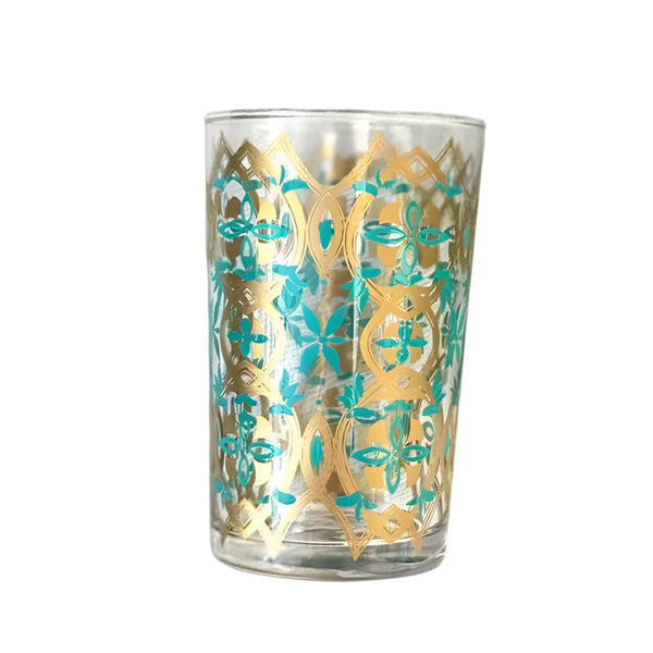 Tea Glasses Moroccan Bicolor Vizcaya (Set of 6)