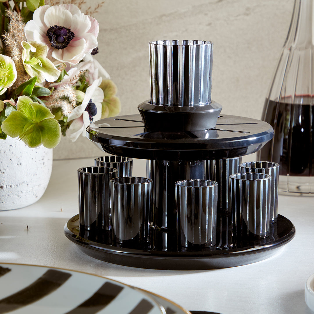 Kiddush - Wine Fountain (Set of 10) - Black – Il'argento