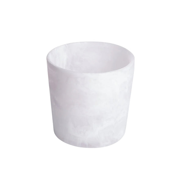 Everyday - Ice Cream Bucket / Utensil Jar White Swirl