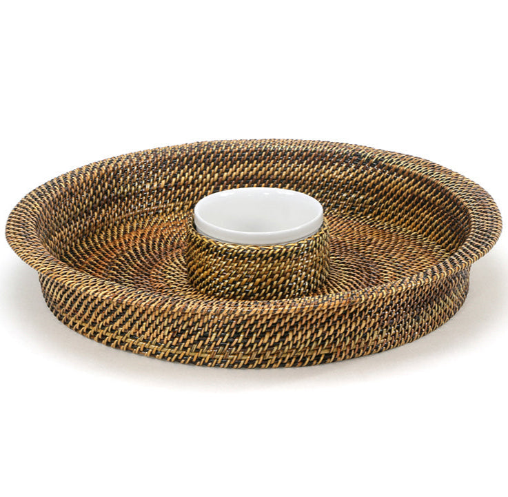 Chip & Dip with Round Stoneware