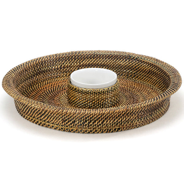 Chip & Dip with Round Stoneware