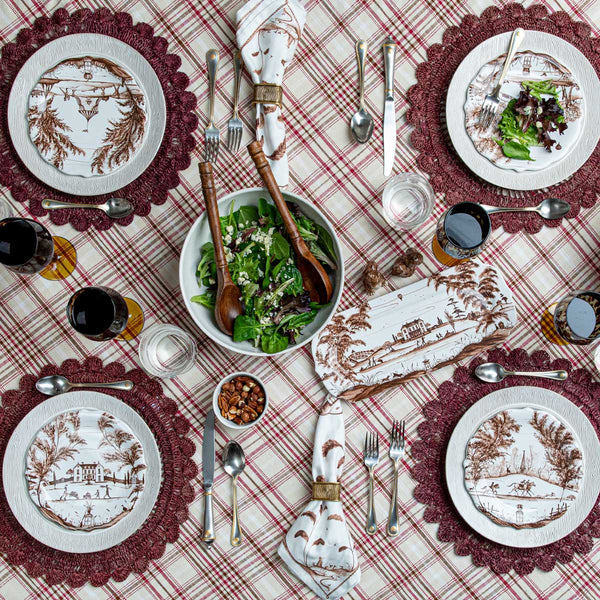 Country Estate Harvest - Party Plate Assorted (Set of 4) * Last Pieces *