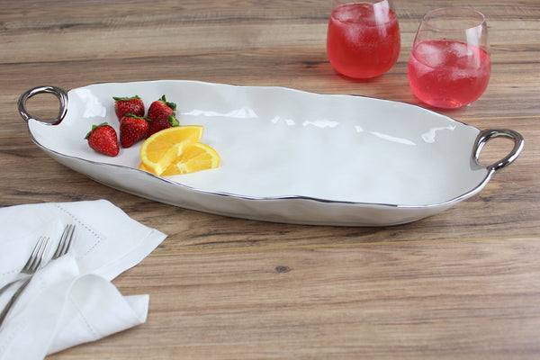 Handles with Style - White and Silver - Deep Long Server