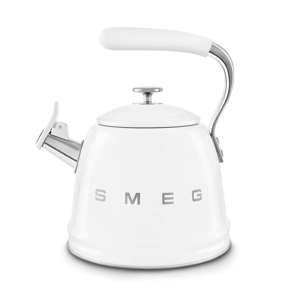Retro Style - Whistling Kettle White Glossy