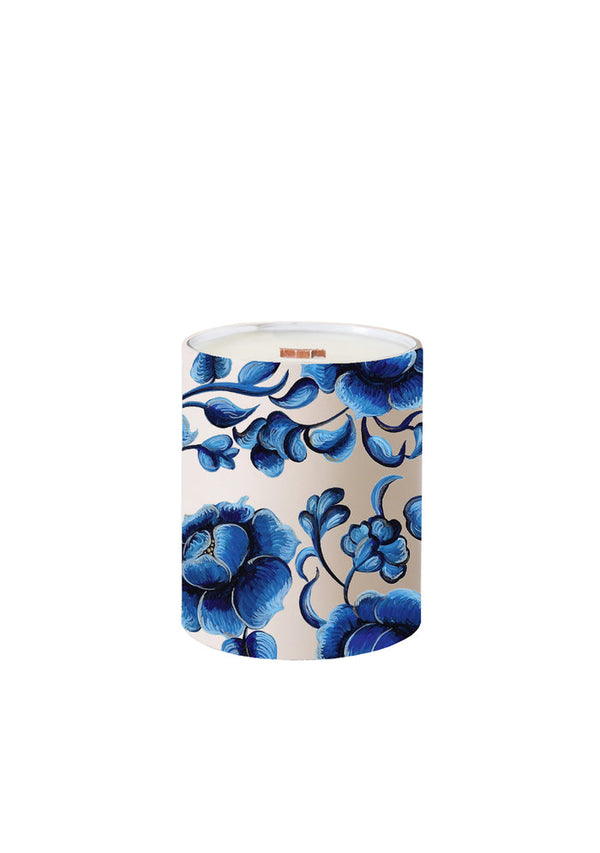 Parisian - Flowers Beige Candle