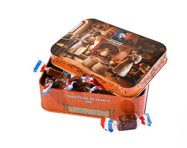 Caramelized Sugar Salted Butter Chocolate – Orange in a Box