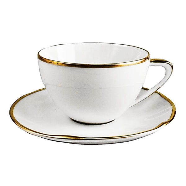Simply Elegant - Gold Tea Cup & Saucer